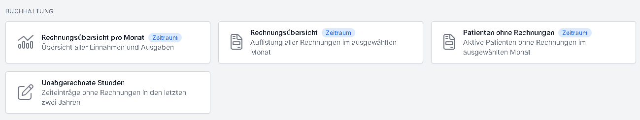 Das Segment BUCHHALTUNG