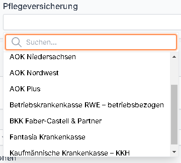 Auswahl der Pflegeversicherung