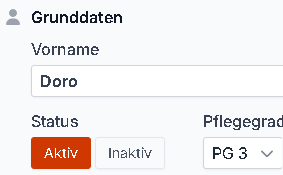 Definieren des Patientenstatus