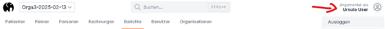 Funktion zum Logout